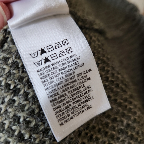 LUCKY BRAND Camo Cardigan Sweater Large - Picture 11 of 11